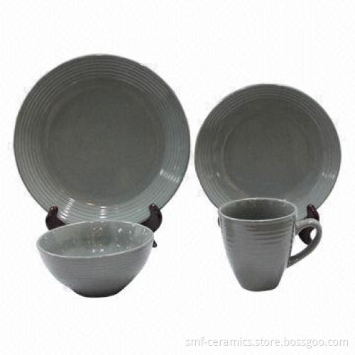 16pcs Ceramic Dinner Set, Stocks are Available, Glazed, FDA/PROP 65